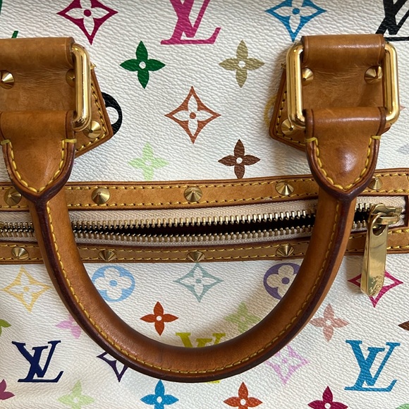 Louis Vuitton Alma Multicolor White Monogram - Picture 2 of 13